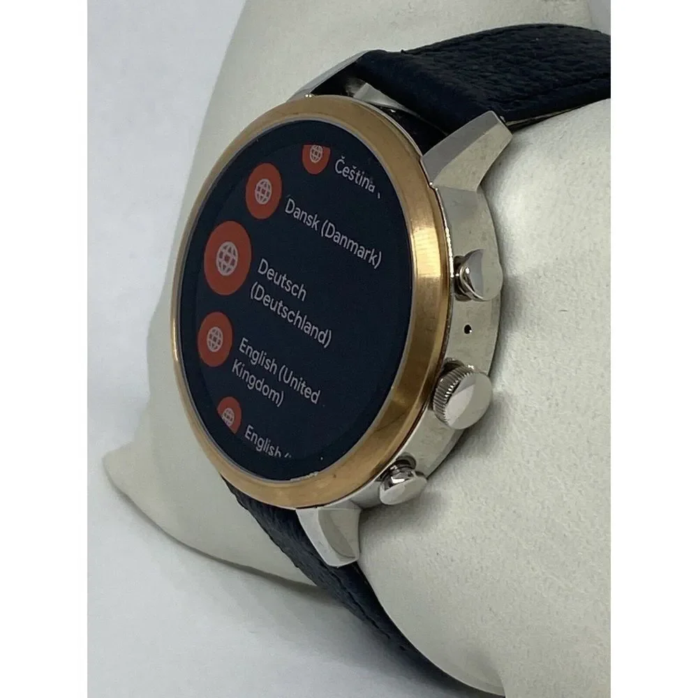 Fossil Gen 4 Authentic Digital Dial Smart Watch Custom Band FTW6016 DC150